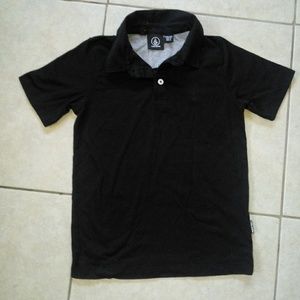 VOLCOM black polo shirt
